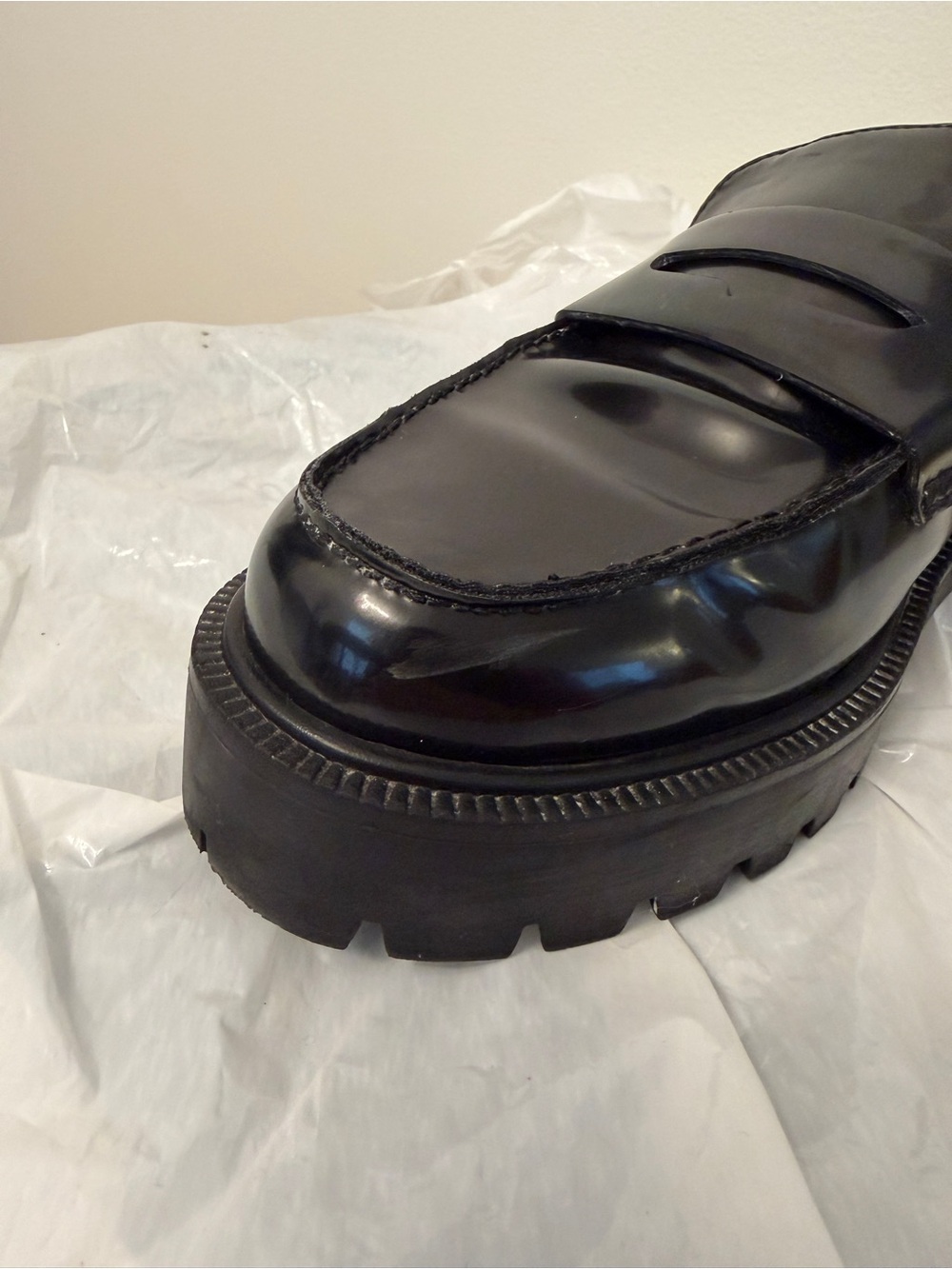 Chunky Black Loafer - Picture 4 of 7